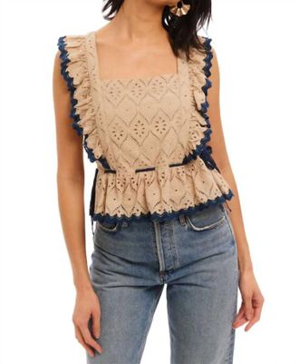 Allison New York Callie Top In Sand