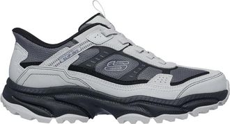 Skechers Mens Viking AT Suede Hiking Shoes (Grey/Black) - Size UK 12