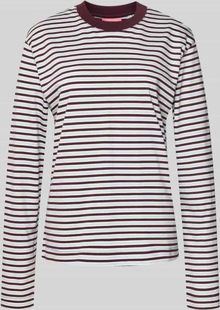 Jack & Jones Boxy Fit Longsleeve Modell SOPHIA in Rot Melange, Gr&ouml;&szlig;e XL