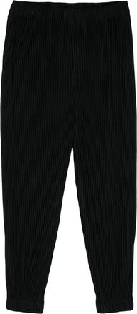Homme Plissé Issey Miyake MC June trousers - men - Polyester - 2 - Black