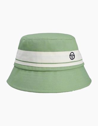 Sergio Tacchini Mens Sergio Tacchini Newsford Bucket Hat Quiet Green/Gardenia - Size: ONE size