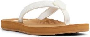 Roxy Porto Flip Flop in Cream at Nordstrom Rack, Size 11