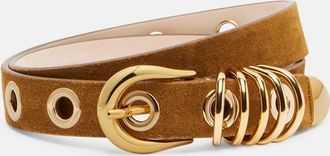 D&eacute;hanche D&eacute;hanche Hollyhock suede belt