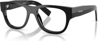 Prada 51mm Square optical glasses in Black at Nordstrom