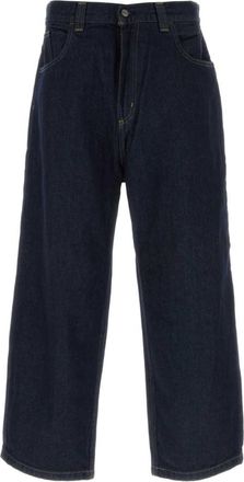 Carhartt Work in Progress Navy Blue Relaxed Jeans