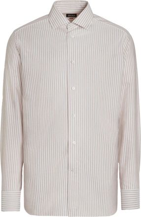 Ermenegildo Zegna: White Long Sleeve Shirts now up to −67