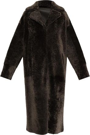 Arma Reversible Shearling Coat Ines - Dames - Jassen - Bruin - S - Leer - Jassen