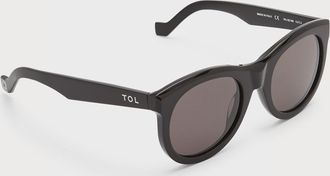 TOL Eyewear Incognito Round Acetate Sunglasses