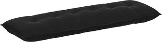 vidaXL Vidaxl Cuscino Per Schiena Nero 160 X 50 Cm Tessuto In Cords