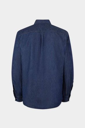 Dsquared2 Denim with Zip Pocket Details Shirt - Navy