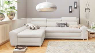 Sit&more Ecksofa »Riva L-Form« inklusive Kopteilverstellung, wahlweise mit Bettfunktion