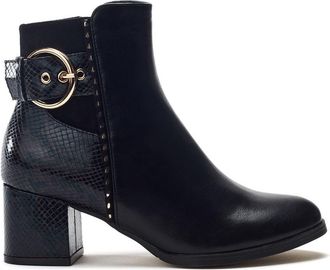 Moda in Pelle Moda in Pelle Womens Panay Black Boots Faux Leather - Size EU 39