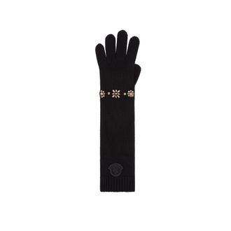 Moncler Moncler Wool & Cashmere Blend Gloves, Women, Black, Size: One Size