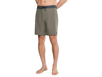O'Neill Hyperfreak Heat Solid 19 Boardshorts Mens Swimwear Mulled Basil : 32, Elastane/Polyester
