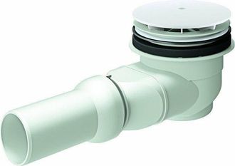 GROHE Vaciador Blanco Alpino Para Plato De Ducha Con Salida Horizontal