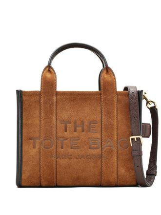 Marc Jacobs Brown Logo Top Zip Small Tote
