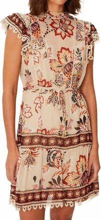 Farm Rio Aura Floral Mini Dress In Multi