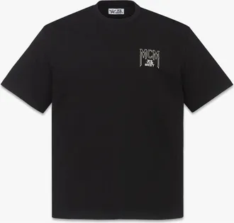 MCM x We The Best Logo T-Shirt in Black at Nordstrom, Size Xx-Large