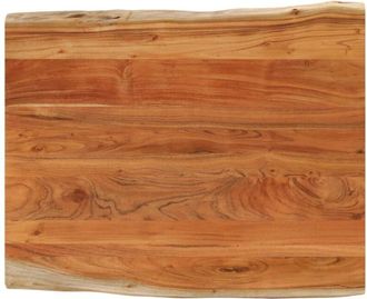 vidaXL Piano Tavolo 90x80x2,5 cm Rettangolare Legno Acacia Bordi Vivi vidaXL