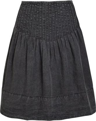 Free People pleated panel midi skirt - Grey