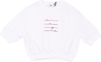Msgm Kurzes Jersey-T-Shirt f&uuml;r M&auml;dchen