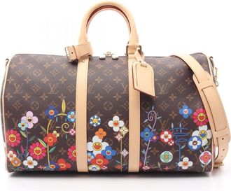 Louis Vuitton Brown Monogram Multi-Color Coated Canvas Boston Bag (Pre-Owned)