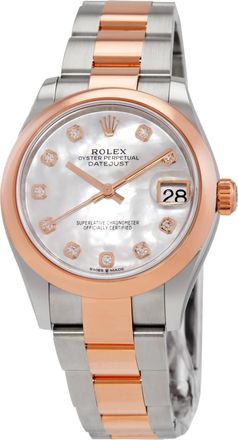 Rolex Datejust 31 Mother of Pearl Dial Automatic Ladies Steel and 18kt Everose Gold Oyster Watch 278241MDO
