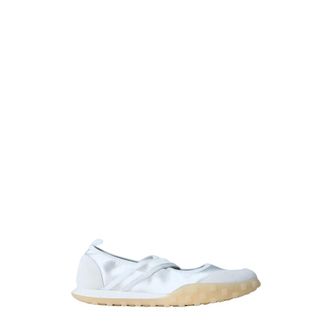 Jil Sander Sneakers, female, White, Size: 7 US Satin Strap Slip-On Shoes