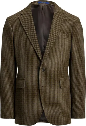 Polo Ralph Lauren Blazer monopetto in pied-de-poule - Verde