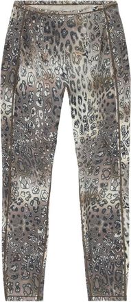 Diesel Meredith-Utlt legging met luipaardprint - Beige