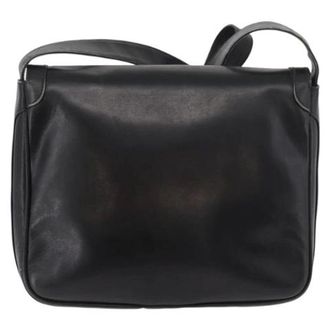Gucci Vintage, unisex, Zwart, ONE Size, Leer, Pre-owned Vintage Schoudertas