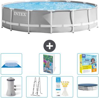 Intex Piscina Prism Frame Redonda - 427x107 Cm - 8-piezas S546