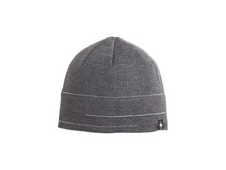 Smartwool Reflective Lid Mens Caps Medium Gray Heather, Wool/Polyester/Merino