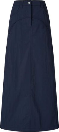 STUDIO TOMBOY Gonna lunga svasata plissettata - Blu