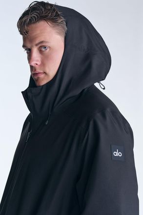 Alo | Alpha Shell Jacket in Black, Size: Medium