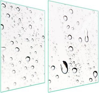 OEM Placa Protectora De Vidrio Para Estufa 70x52 Gotas