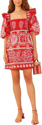 Farm Rio Summer Sunrise Mini Dress