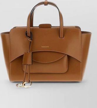 Hidesins calf leather flap medium tote bag