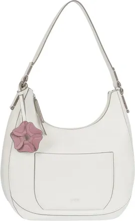 Gabor Tassen, Dames, Wit, ONE Size, Leer, Sofiana Hobo Tas