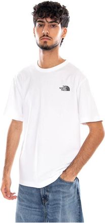 The North Face U NSE Slopes Relaxed SS Tee-Graphic - Heren - Sportshirts - Wit - M - Katoen - Fitness