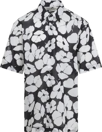 Dries Van Noten Cassidye Shirt - Heren - Korte mouwen Overhemden - Veelkleurig - S - Katoen - Overhemden