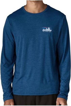 Patagonia L/S Cap Cool Daily Shirt 73 Skyline Funktionsshirt f&uuml;r Herren | blau