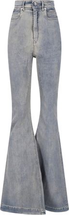 Rick Owens Jeans Flared In Denim