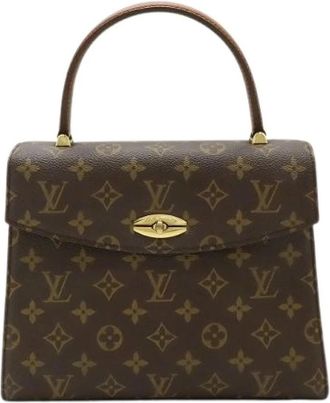 Louis Vuitton Pre-owned Monogram Malletier Handtas - Dames - Vintage Handtas - Bruin - ONE Size - Vintage