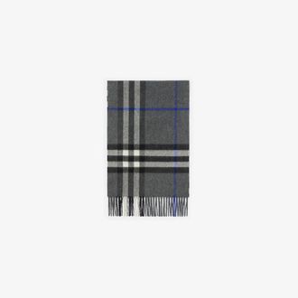 Burberry Tartan Check Scarf - Grey