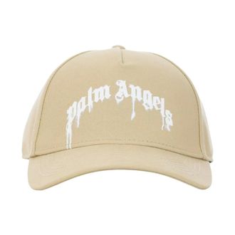Palm Angels Caps, unisex, Beige, Size: ONE SIZE Cap