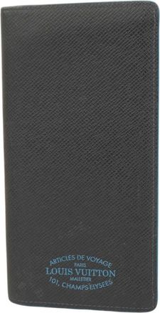 Louis Vuitton Navy Blue Long Wallet (Bi-Fold) (Pre-Owned)