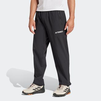 ADIDAS TERREX Outdoorhose ADIDAS TERREX MT ESS PANTS, Herren, Gr. XL, N-Gr, schwarz, Obermaterial: 87% Polyester, 13% Elasthan, Hosen Outdoorhose