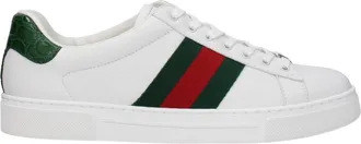 Gucci Sneakers Männer Leder weiß