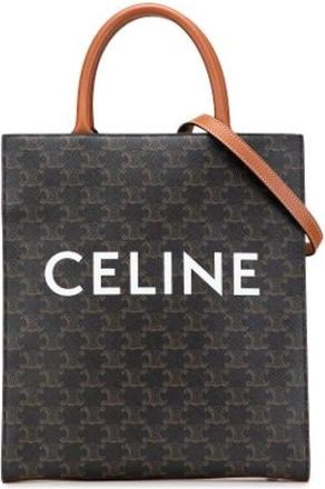 Celine Pre-owned Vertical Cabas Tote - unisex - Vintage Shopper - Bruin - ONE Size - Leer - Vintage